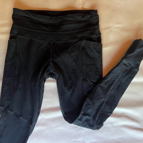 Athleta Leggings Women’s Black Excursion Hybrid Tight Joggers - SMALL - Picture 6 of 10